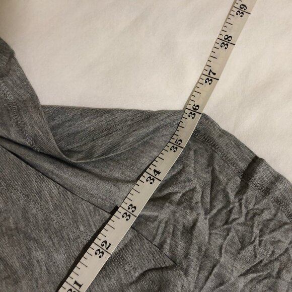 Love & Lore Nightgown Grey Henley Collared Medium - Picture 9 of 10